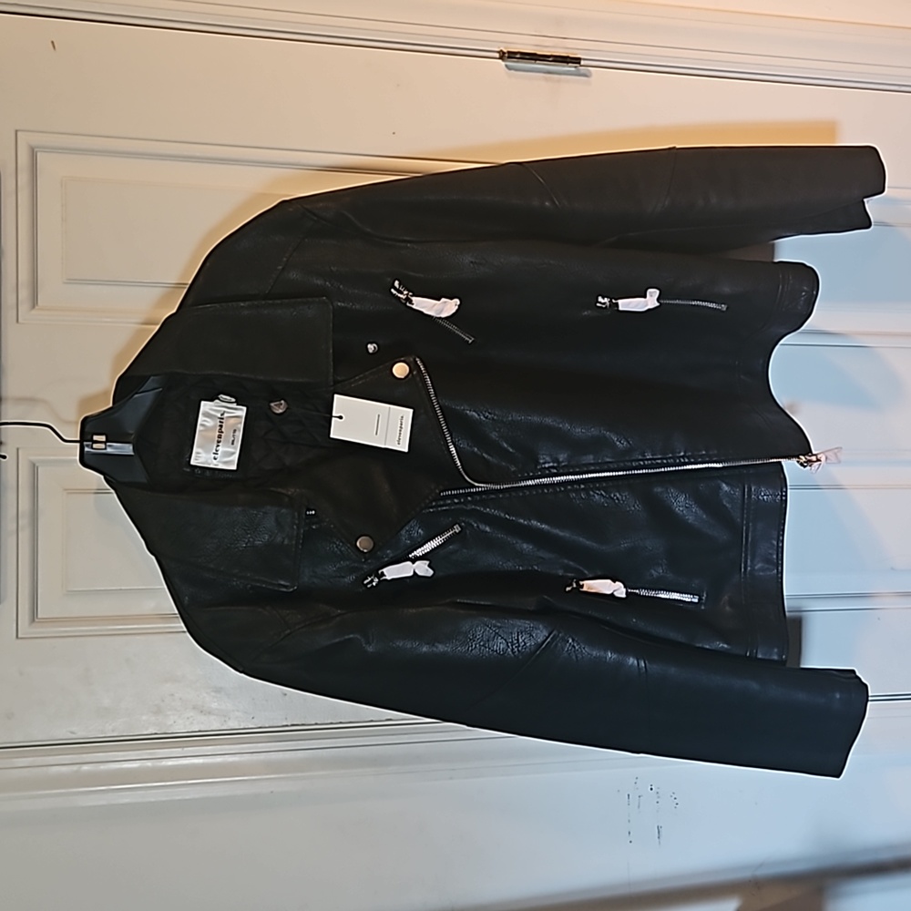 ELEVEN PARIS FAUX MOTO JACKET